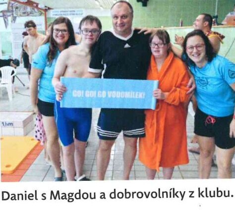 Daniel s Magdou a dobrovolníky z klubu